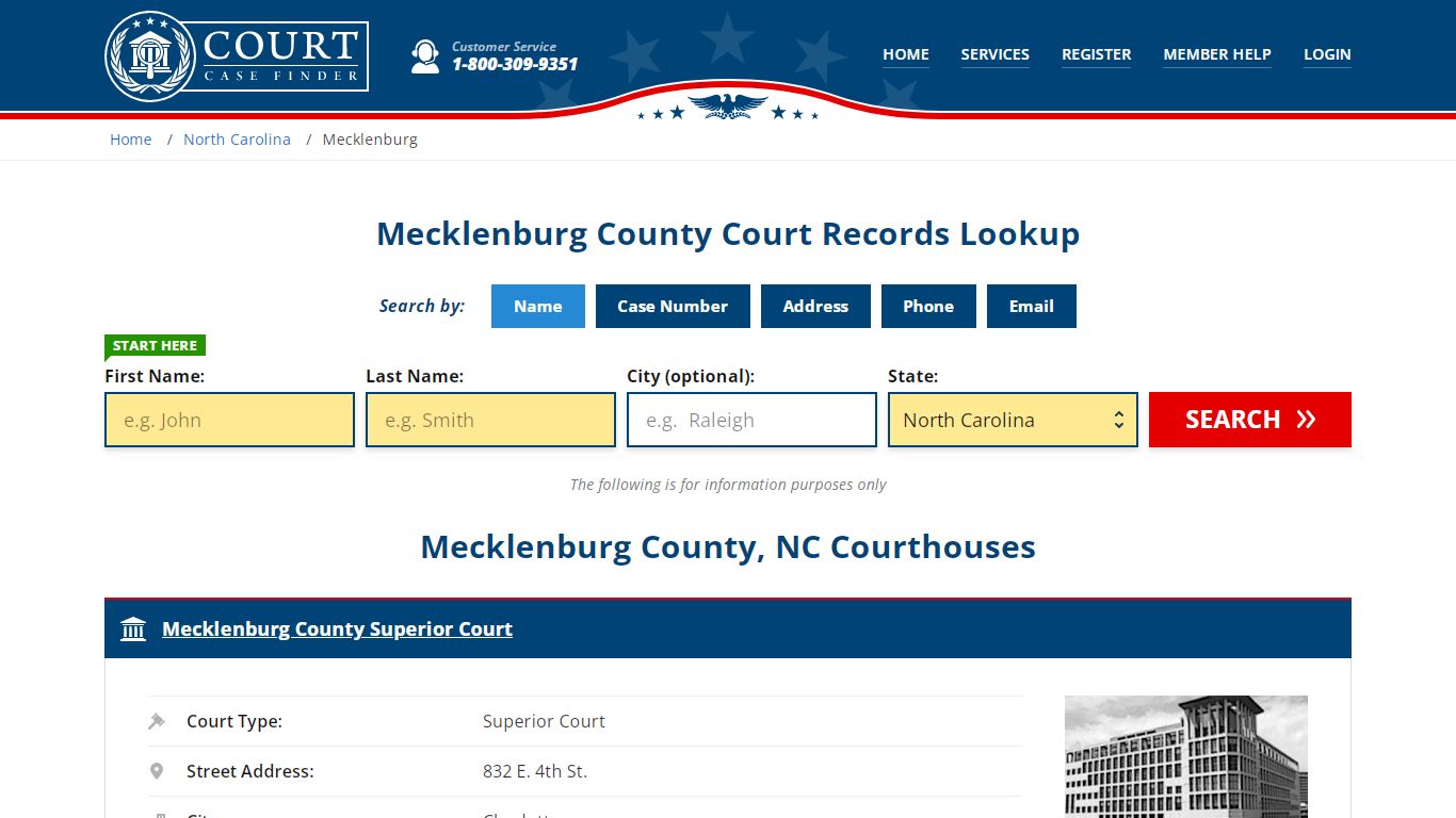 Mecklenburg County Court Records | NC Case Lookup